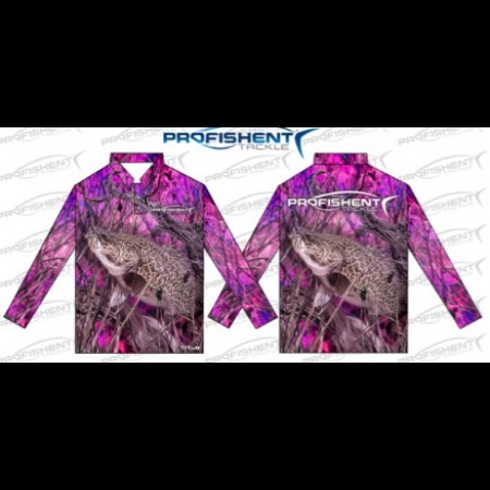 Profishent Tackle - Cod Pink Camo Shirt (kids)